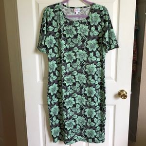 LuLaRoe Julia Dress Large NWOT